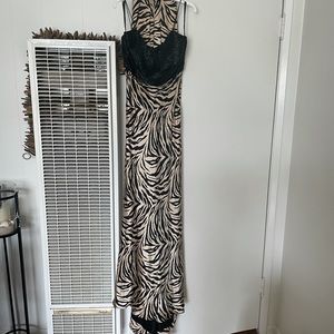 Jovani Zebra Formal Dress